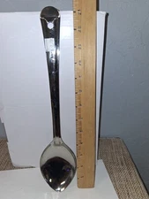 100 % Stainless Steel Ladle Pan shape / daal server / kadchi - 13.5 Inch length