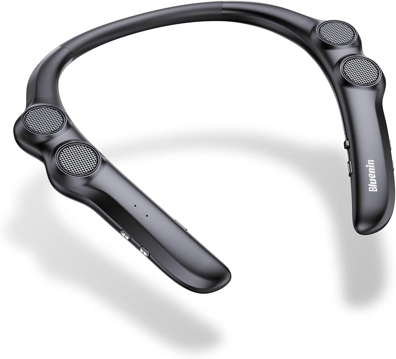 Neckband Bluetooth Speaker, Wireless Wearable Speaker w/ligh