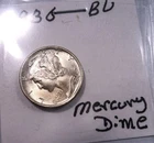 1936 Mercury Silver Dime Uncirculated
