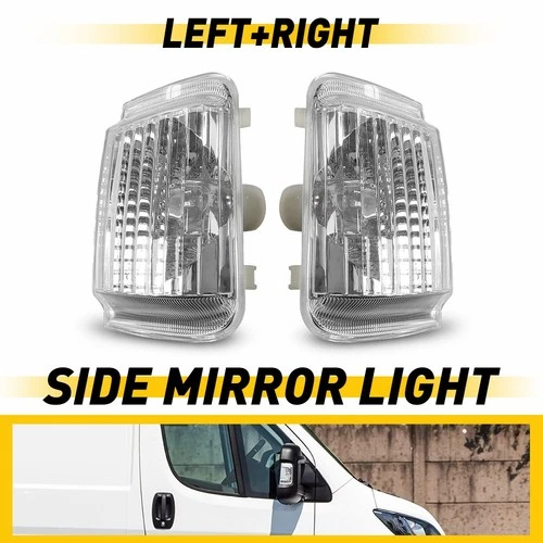 2X Left Right Side Mirror Turn Signal Light Fits For 2014-2023 Ram Promaster EXC