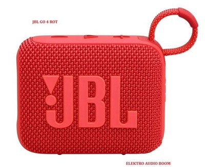 JBL GO 4   Bluetooth Lautsprecher Rot         