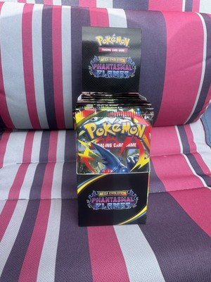 pokemon tcg PHANTASMAL FLAMES booster packs. VERSIEGELT