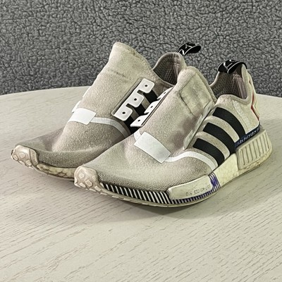 adidas gazelle silver green womens adidas NMD_R1 Shoes - Women's - Cloud White / Solar Yellow main image 0