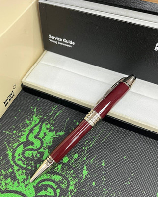2026 Montblanc John F. Kennedy Red Burgundy Ballpoint Pen Luxury - New In Box