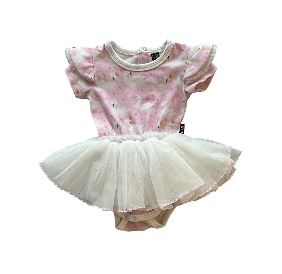 Rock Your Baby 2 piece tutu bodysuit bundle, size 3-6 months (00) - image 2 of 4