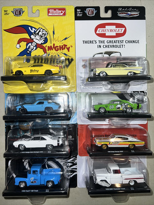 M2 Machines 1959 GMC Fleetside Pickup Truck LOT OF 8 PIECES Assorted
