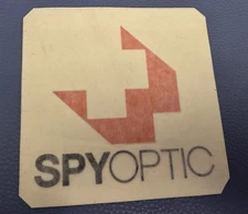 Spy Optic Sunglasses Orange Cross V47A Vintage Surfing STICKER Window DECAL