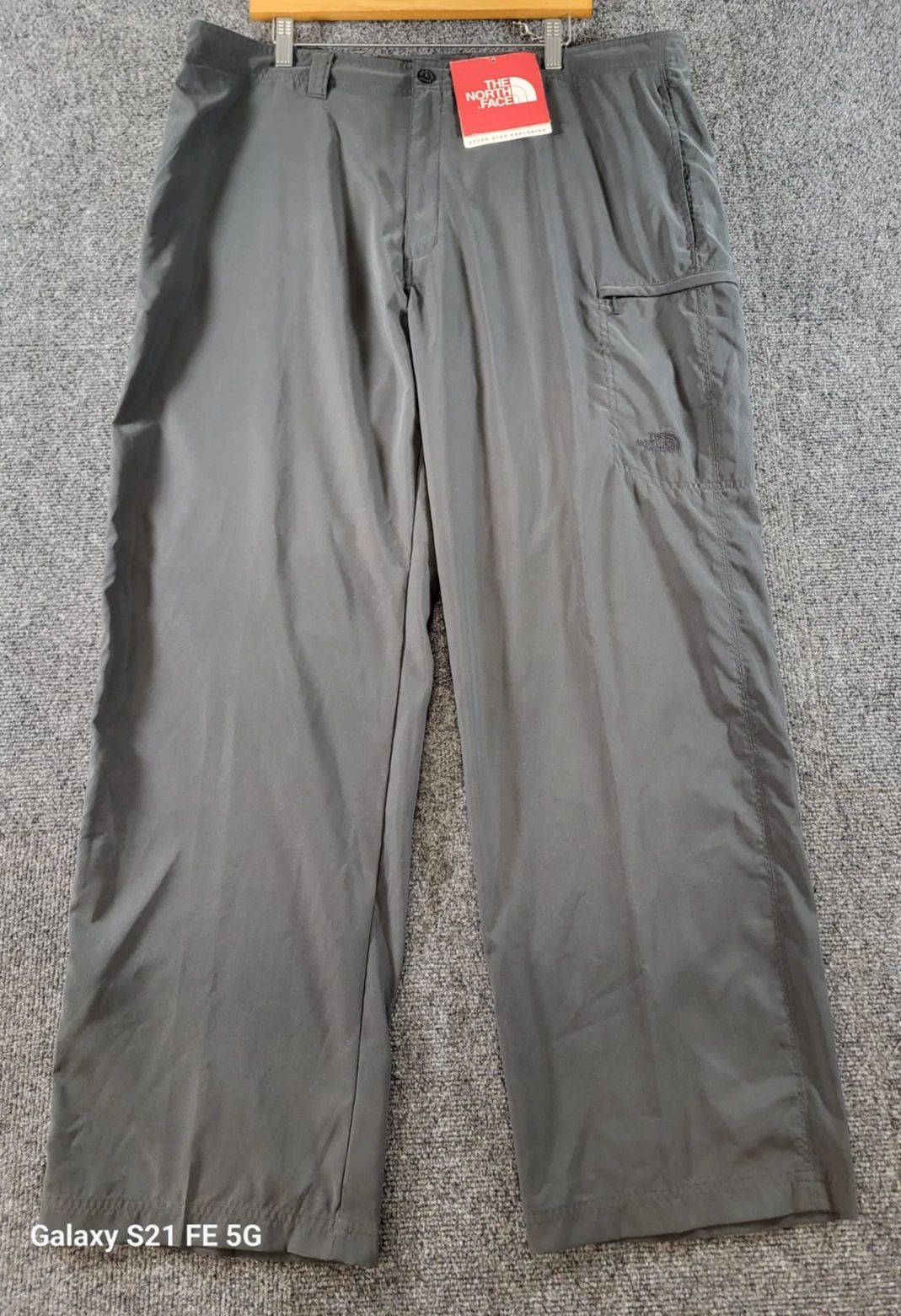The North Face Journey Pant Mens 40x32 Asphalt Grey Hiking Outdoors Stretch Poly