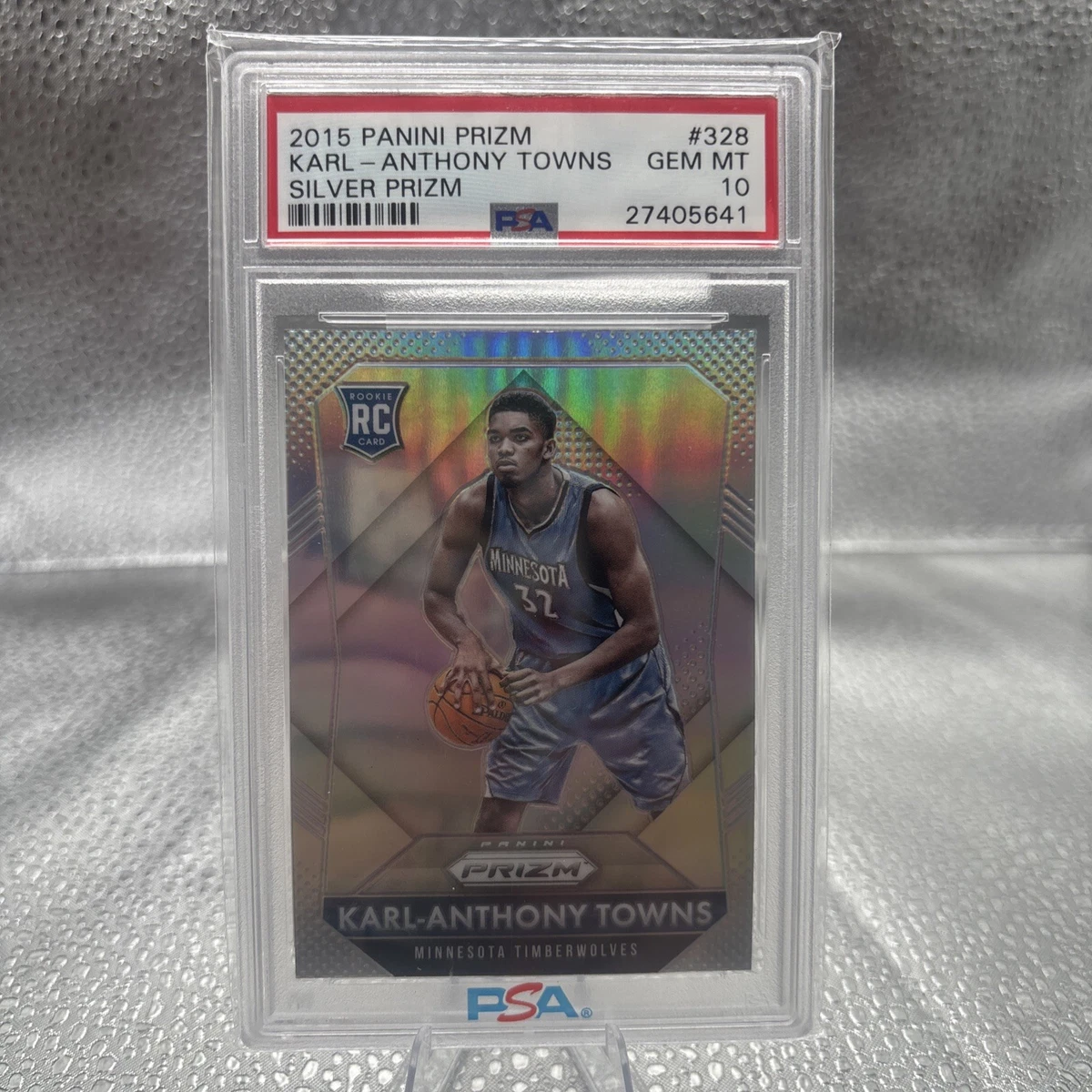 Karl Anthony Towns Professional Sports Authenticator (PSA