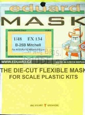 EDUEX134 1:48 Eduard Mask - B-25B Mitchell ACM kit EX134