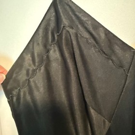 Vintage Sears Black Full Dress Slip Size 34 Tall Adjustable Straps