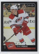2016-17 O-Pee-Chee Black Rainbow Foil 28/100 Brett Pesce #284 2p4