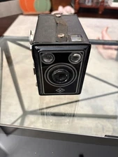 Vintage Agfa Synchro Box 600 Medium Format 120 Roll Film Camera Germany 1940-50