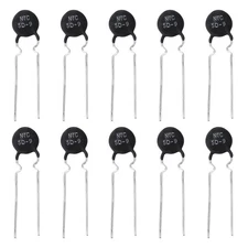 10 Pcs NTC 5D-9 5 Ohm MF72 Negative Temperature Coefficient Thermistor