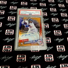 2019 Topps Finest Orange Wave Refractor Vladimir Guerrero Jr. RC AUTO /25 PSA 10