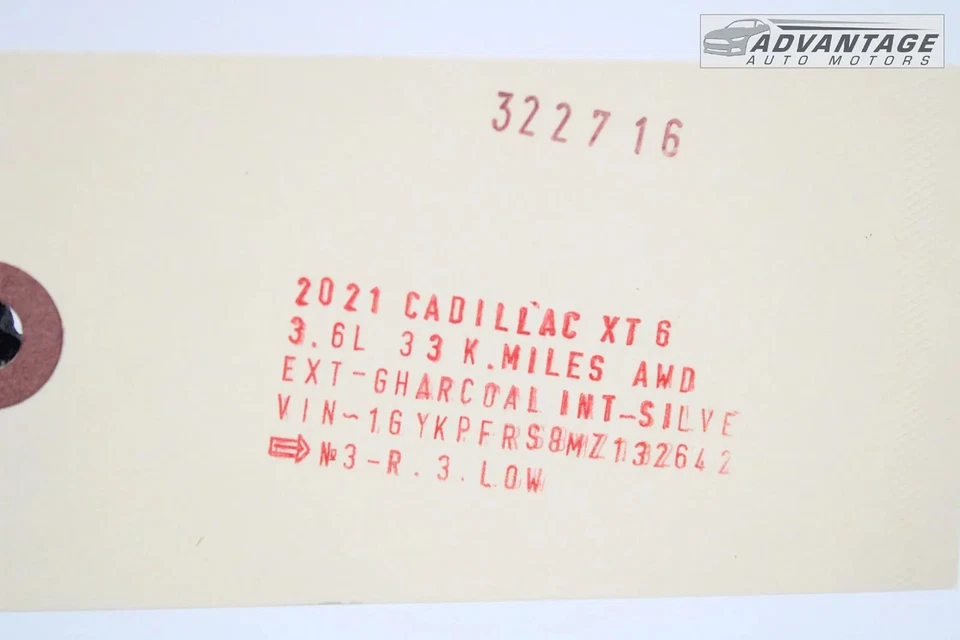 Cadillac XT6 2020-2024 3,6 L gasolina tanque de combustible bomba bloqueo anillo de retención OEM Foto 4 de 4