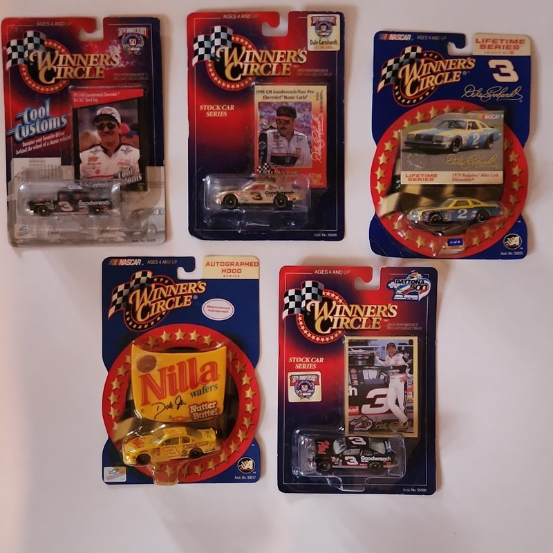 LOT OF 5 Dale Earnhart Winner's Circle 1:64 diecast 