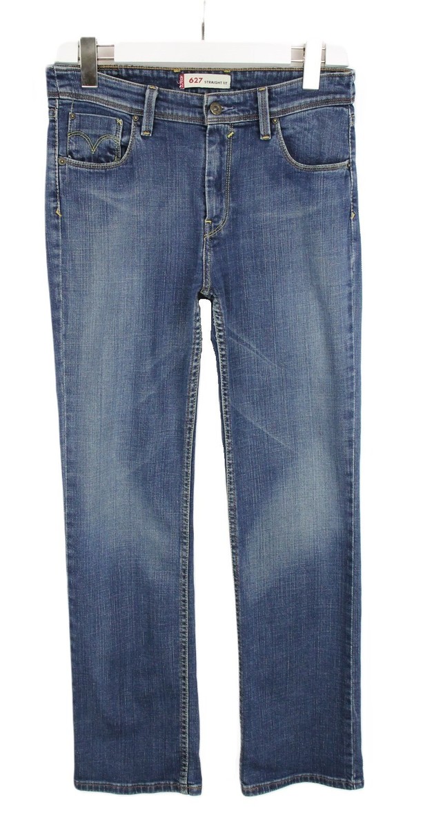 46797　リーバイス　ジーンズ　W30 LEVI's 627 Straight Fit Jeans Women's W30/L30 Whiskers Faded
