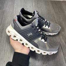 On Cloudswift Gray Womens Size 10 Athletic Running Walking Shoes Sneakers