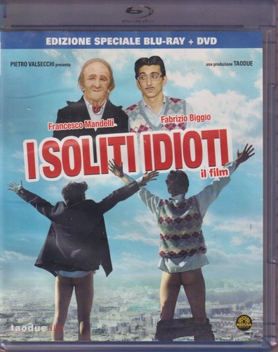 I SOLITI IDIOTI BLU RAY + DVD Francesco Mandelli Fabrizio Biggio des. Vendita