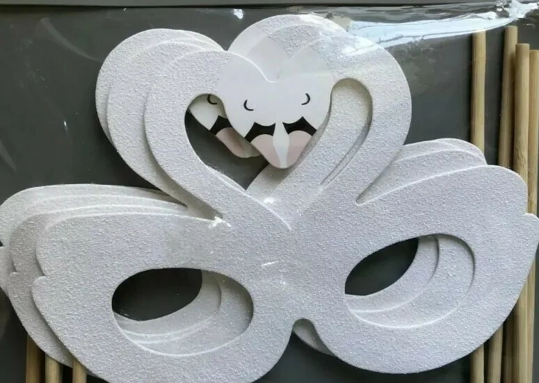 2 Pack of 10 Count Spritz Swan Princess Masquerade Novelty Glasses Party Favor  - Image 2 of 2