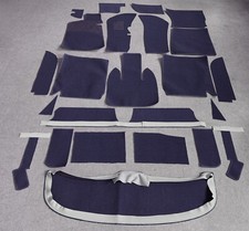 Tapis Komplettaustattung Pour BMW E9 Coupé 1968-1975 Bleu Boucle 20teilig