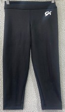 Unbranded Girls Black Capri Leggings Size 22 Waist No Tag