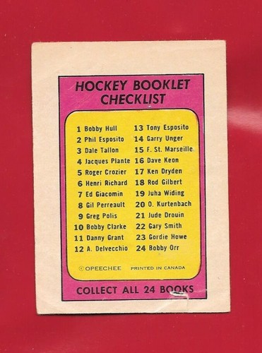 1971-72 OPC O PEE CHEE HOCKEY CARD + ERROR VARIATION 133-264 & BOOKLET SEE LIST - Picture 454 of 472