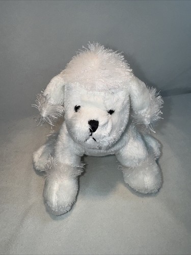 Webkinz Lil Kinz White Poodle Dog Plush HS014 No Code Clean Cheap Shipping