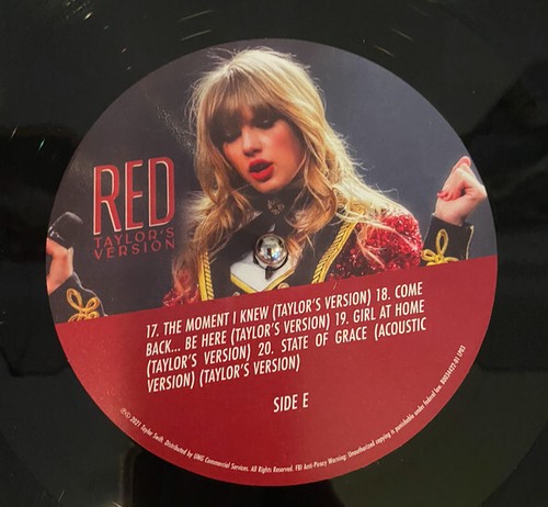 Taylor Swift - Red (Taylor's Version) - 4LPs - 45 RPM - Brand New/Sealed Vinyl - Imagen 6 de 16