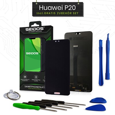 Display für Huawei P20 Touch Screen Schwarz + Werkzeuge NEU NEU