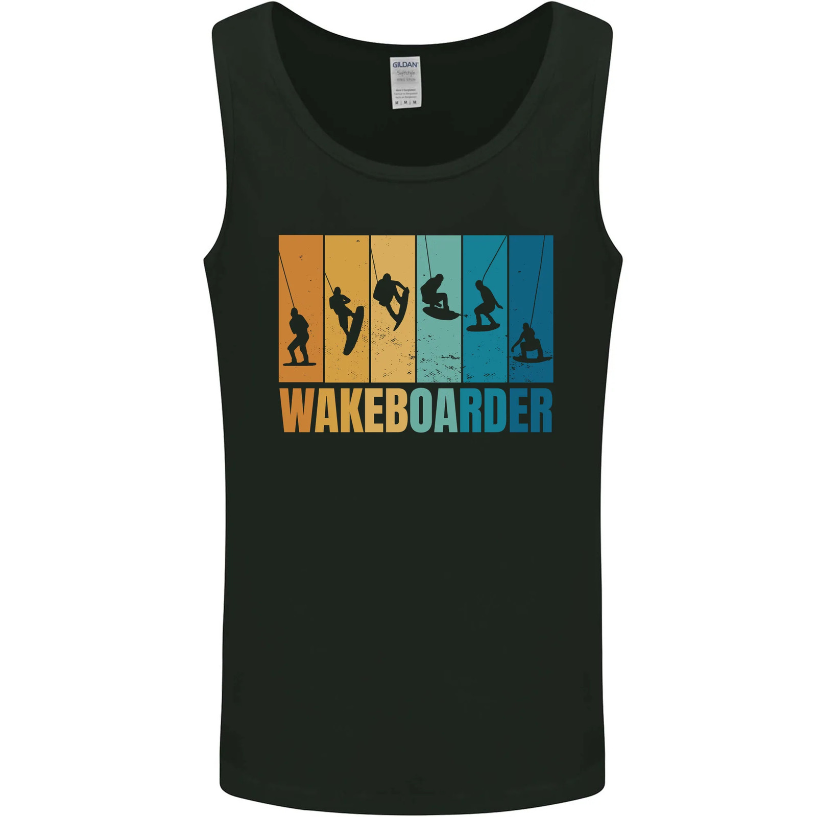 Wakeboarder Agua SPORTS Table Esqui Acuatico Hombre Camiseta sin Mangas
