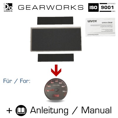 Display digital watch for Audi 80 100 200 V8 watch LCD repair V1