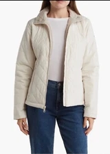 Columbia Snowmelt Valley II Lined Women's Jacket Chalk $110 PLUS Sz 2X,3X