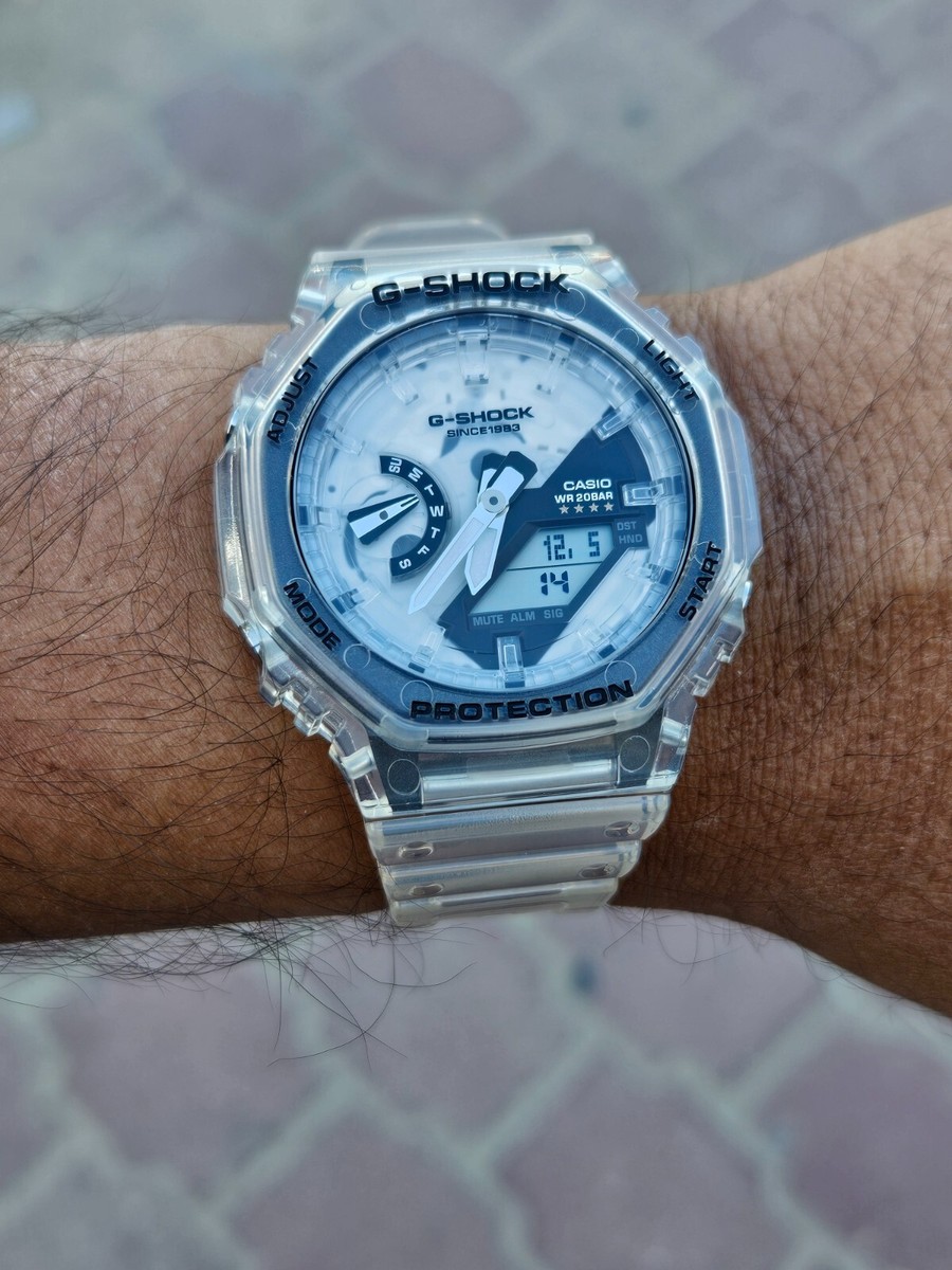 カシオ G-SHOCK【国内正規品】 スケルトン GA-2100SKE-7AJF 🔥 Rare Limited Edition Casio G-Shock GA-2100SKE-7A Transparent