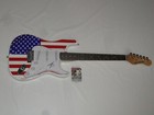 MYLES KENNEDY SIGNED USA FLAG ELECTRIC GUITAR ALTAR BRIDGE RARE JSA COA — photo 1