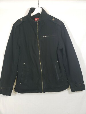 Jeanswest Genuine Brand Since 1972 Black Outdoor Warm Zip Jacket
