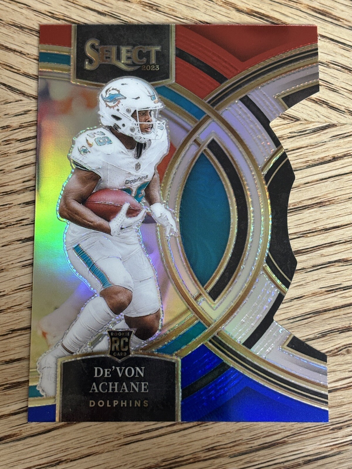 2023 Select DE'VON ACHANE Rookie Premier Level RED BLUE Die-Cut 🔥FAST FREE SHIP