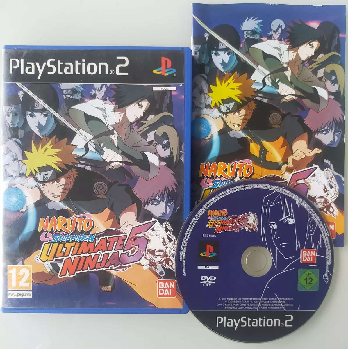 Naruto Shippuden - Ultimate Ninja 5 for Sony Playstation 2 - The