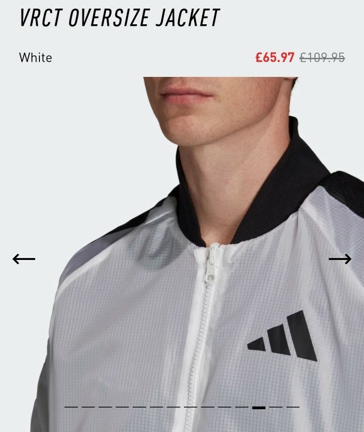 ADIDAS VRCT OVERSIZE JACKET MENS 