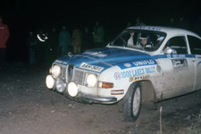Saab 96 V4 Motor Racing 1972 Rally Car 4x6 photo 