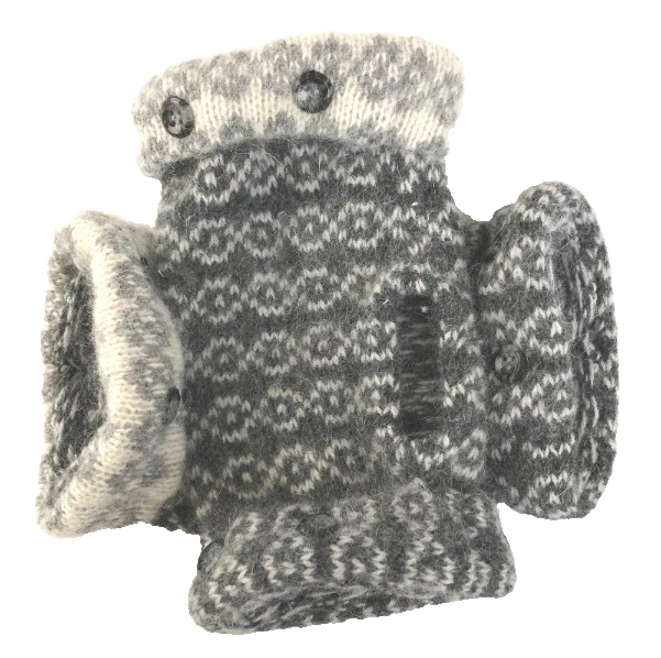 ПЕРЧАТКИ БЕЗ ПАЛЬЦЕВ СЕРЫЕ ЦВЕТА СЛОНОВОЙ КОСТИ АНГОРА КАШЕМИРОВАЯ ШЕРСТЬ S - M МАЛЕНЬКИЕ - СРЕДНИЕ ВАРЕЖКИ - Изображение 2 из 2