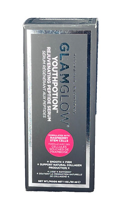 GlamGlow Youthpotion Rejuvenating peptide Serum 1 oz NIB