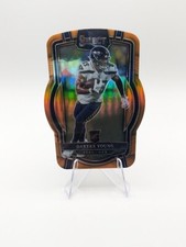 Dareke Young 2022 Panini Select Club RC Orange Prizm SP /199 #210 Seahawks