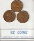 1947  +  1947D  +  1947S  Lincoln Cent Set / all  VERY FINES -RS COINS=FREE SHIP