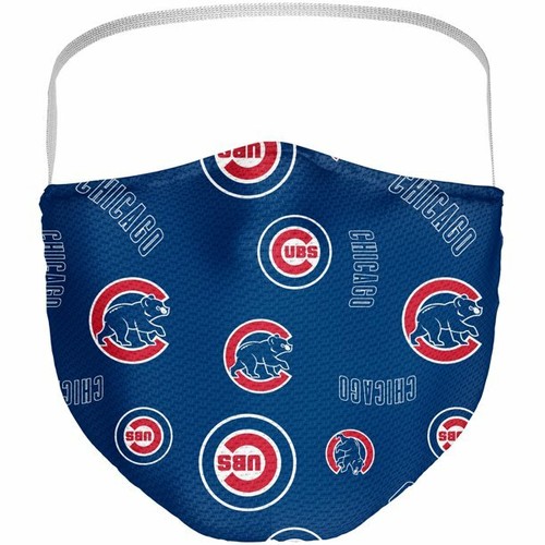 3er Pack Chicago Cubs offiziell lizenzierte MLB waschbare wiederverwendbare Gesichtsmaske F17 - Bild 3 von 5