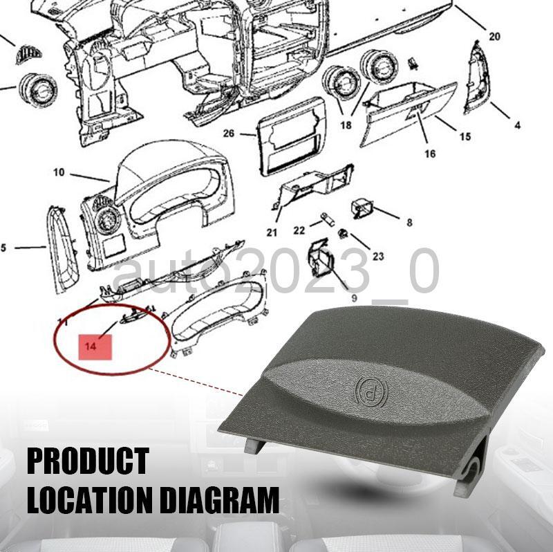 Parking Brake Release Handle Front For Dodge Dakota 2005-2007 Durango