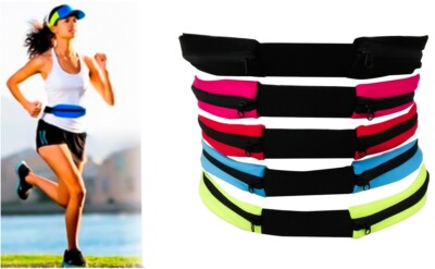 Sport Marsupio Hüfttasche Mit Doppelfach Reißverschluss Tasche Fitness 2 Fächer