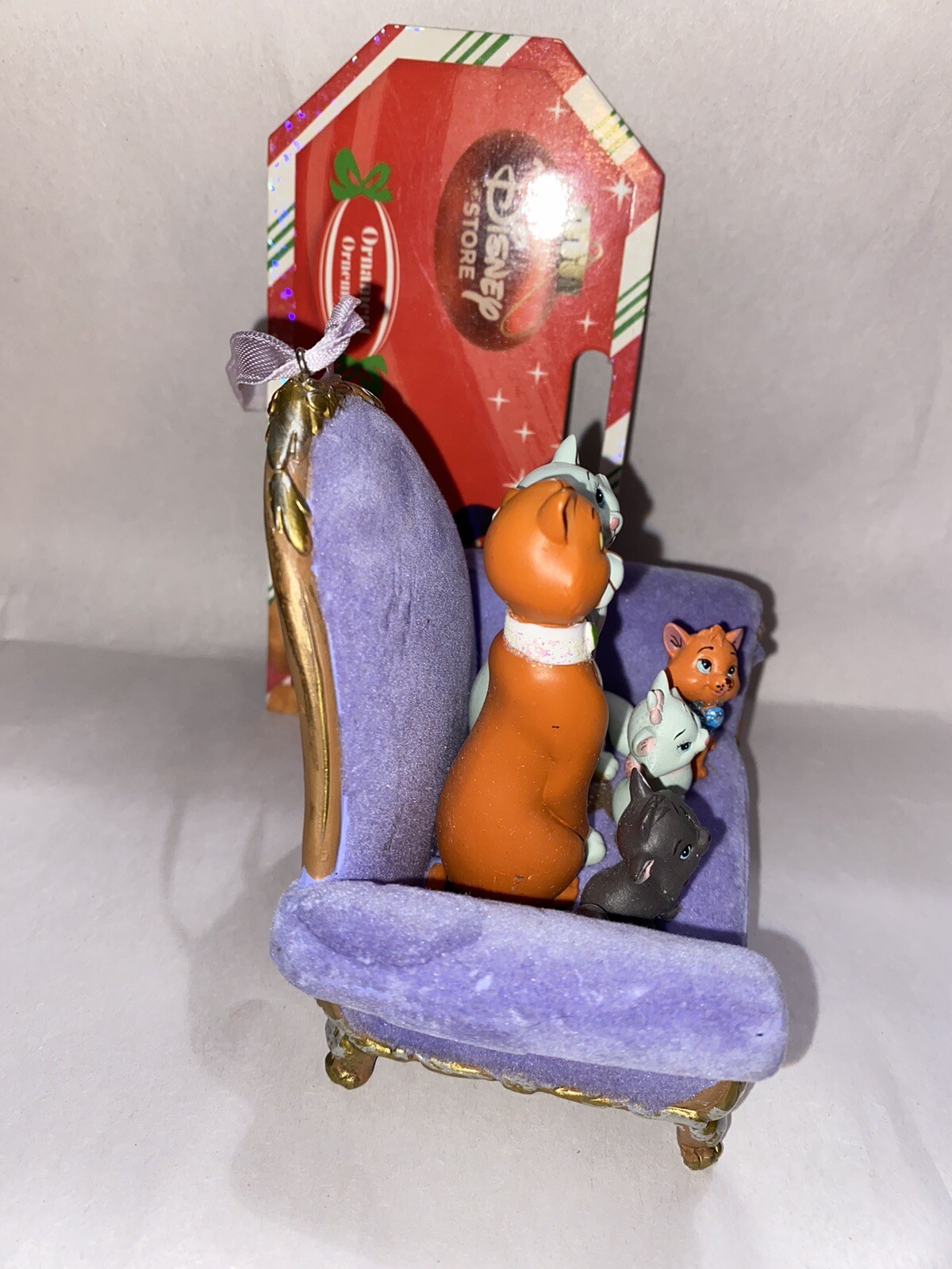 Disney Ornament Sketchbook Aristocats On Purple Couch NWT eBay