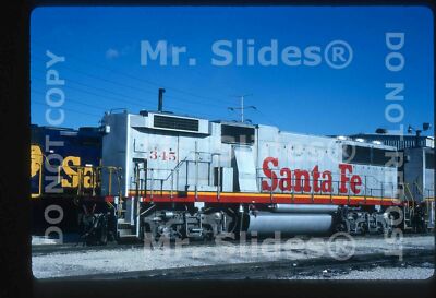 Original Slide ATSF Santa Fe Uncoupled Clean Paint GP60B 345 Chicago IL ...